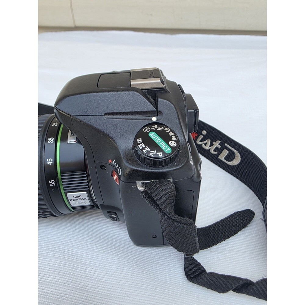 Pentax ist DL 6.1MP DSLR Camera Black w/ DA 18-55mm Lens Tested And Works - Picture 4 of 16